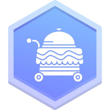 Gıda simgesinin vektör illüstrasyonu