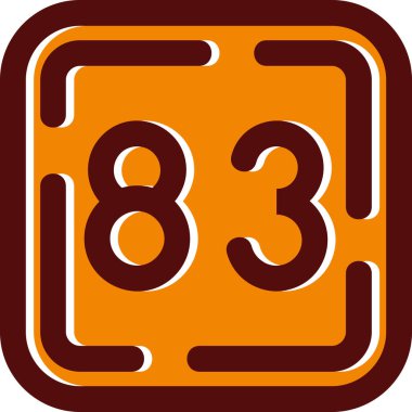 9 numaralı simge, illüstrasyon tasarımı