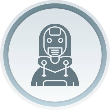 robot ikon vektör illüstrasyonu