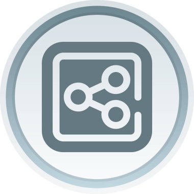 Eşsiz Ayarlar Vektör Satır Simgesi