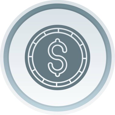 vektör para simgesi illüstrasyonu