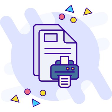 dosya belge simgesi, vektör illüstrasyon tasarımı