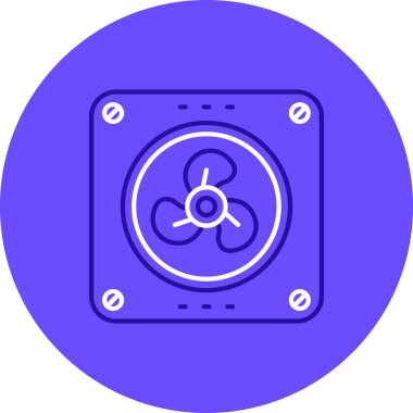 Mavi çizgi güvenli simgesi beyaz arkaplanda izole edildi. Kapı, şifreli bir banka kasası. Güvenilir veri koruması. mavi renk düğmesi.