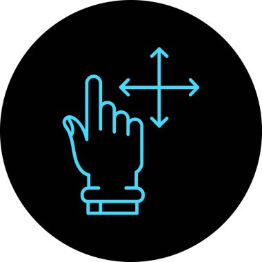 Modern simgenin vektör illüstrasyonu