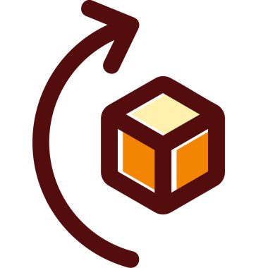 kutu teslim simgesi - taslak biçimi