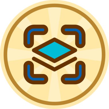 Bir çipin arka planının vektör çizimi