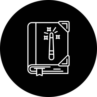 Modern eğitim ikonunun vektör illüstrasyonu