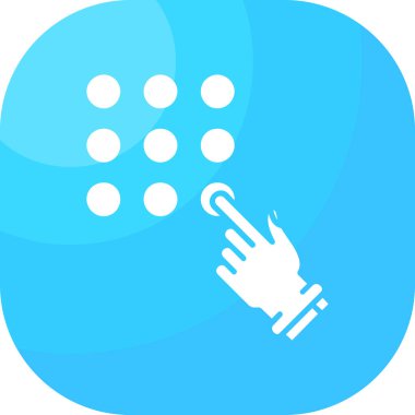 Eldiven. Web simgesi basit tasarım