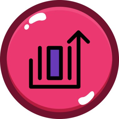 iş grafiği vektör illüstrasyonu