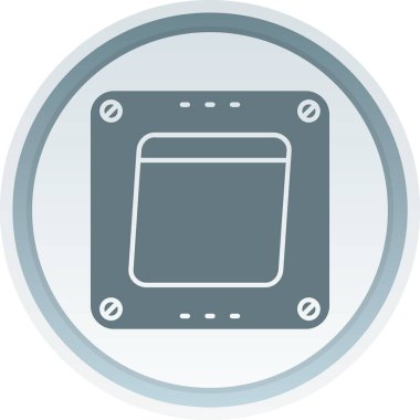 vektör lcd simgesi illüstrasyonu