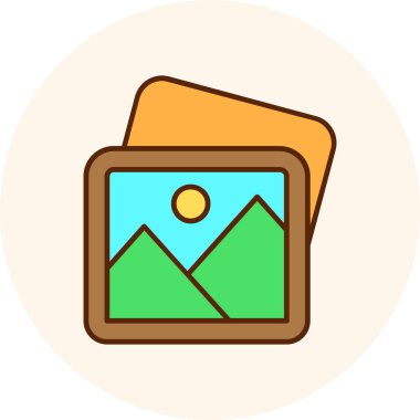 harita vektör simgesi gösterimi