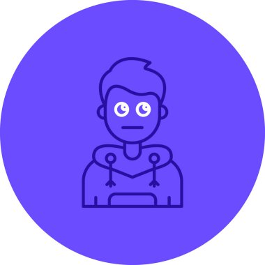 man simgesi vektör illüstrasyonu