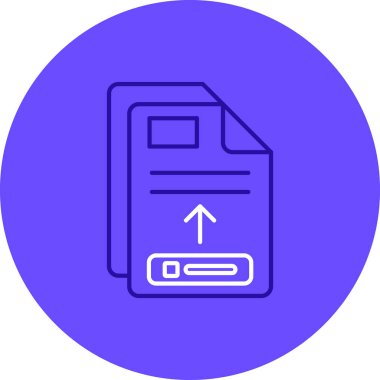 Dosya. Web simgesi basit illüstrasyon