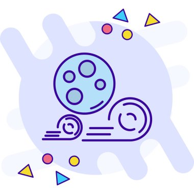 Beyaz arka planda yumurta ikonu olan tavuk yumurtası rengi. eğilim biçimi