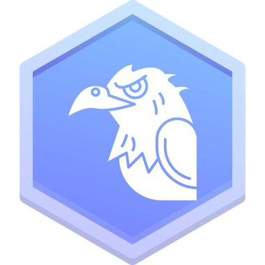 kuş kuş kuş simgesi doldurulmuş dış hat biçimi