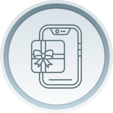 Akıllı telefon simgesinin vektör illüstrasyonu