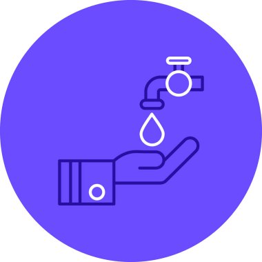 Modern simgenin vektör illüstrasyonu