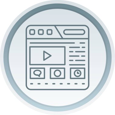 seo modern simgesinin vektör illüstrasyonu