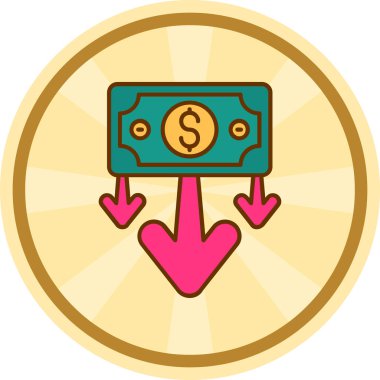 para simgesi vektör illüstrasyonu