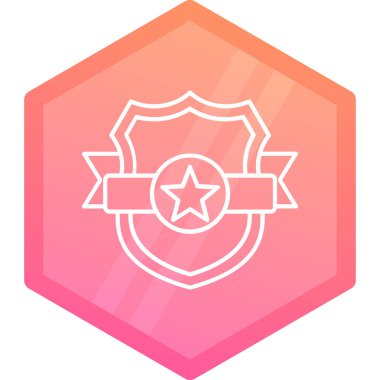 Beyaz arkaplanda yaprak simgesi olan çizgi yıldızı. Çevre dostu, en iyi taze ürün sembolü. Renkli taslak konsepti. vektör