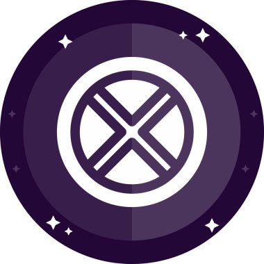 Bir çember simgesinin vektör illüstrasyonu