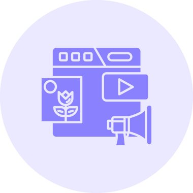 Gıda modern simgesinin vektör çizimi