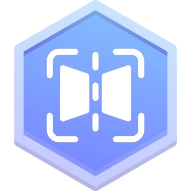 Modern bir simgenin vektör illüstrasyonu