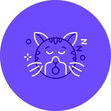 Kedi simgesi vektör illüstrasyon tasarımı