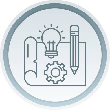 Modern eğitim ikonunun vektör illüstrasyonu