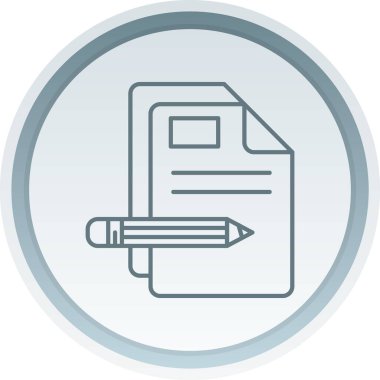 dosya belgesi simgesi, basit vektör illüstrasyonu