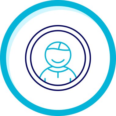 Maskeli bir adamın vektör çizimi