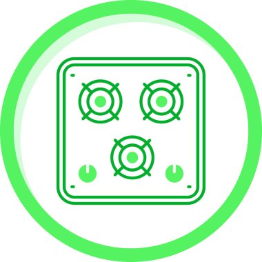 Güç simgesinin vektör illüstrasyonu