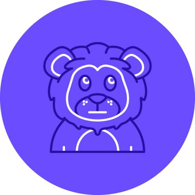 hayvan simgesi vektör illüstrasyonu