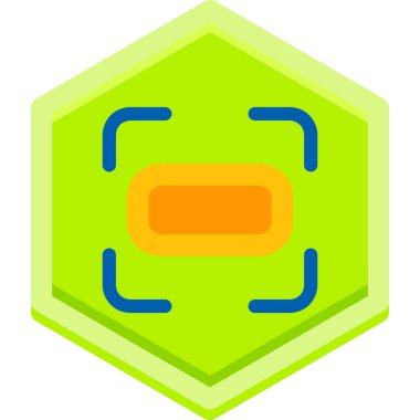 Yeşil ve mavi rengin vektör çizimi