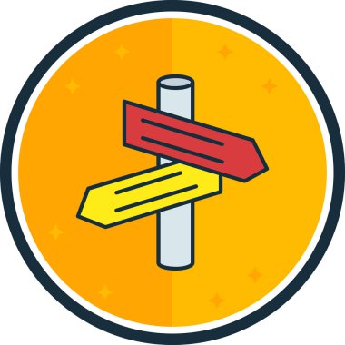 Çizgi film simgesinin vektör illüstrasyonu