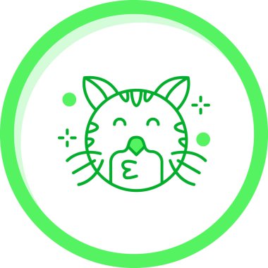 hayvan simgesi vektör illüstrasyonu