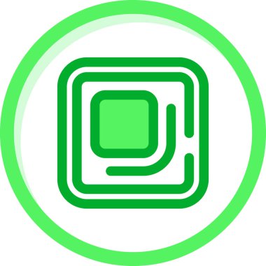 Modern bir simgenin vektör illüstrasyonu