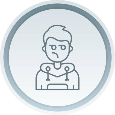 Modern b 'nin vektör illüstrasyonu