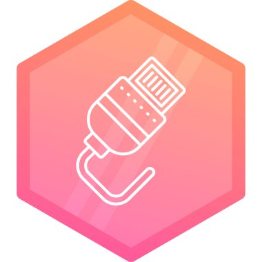 mikrofon simgesi, vektör illüstrasyonu