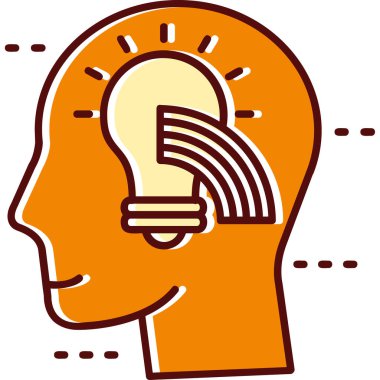 Ampul. Web simgesi basit illüstrasyon