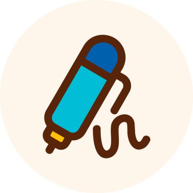 kan testi ikonu vektör illüstrasyonu