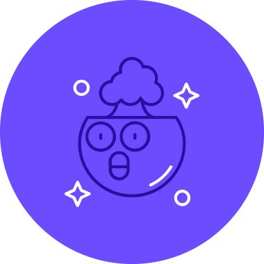 vektör emoji simgesi çizimi