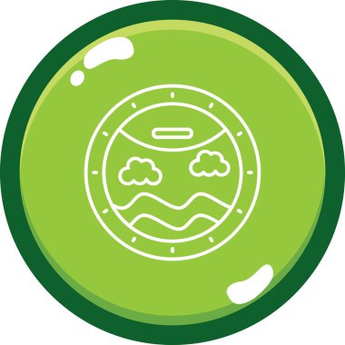 Yeşil arkaplanın vektör illüstrasyonu