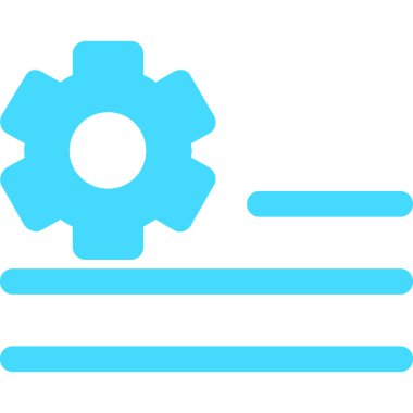 Teçhizat Web simgesi basit illüstrasyon