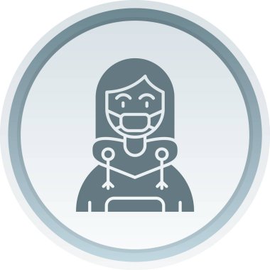 Bebeğim. Web simgesi basit illüstrasyon