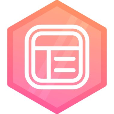 Modern simgenin vektör illüstrasyonu