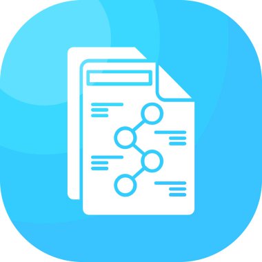 Dosya. Web simgesi basit illüstrasyon