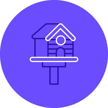 Modern ev simgesinin vektör illüstrasyonu