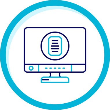 dizüstü bilgisayar simgesi, vektör illüstrasyonu