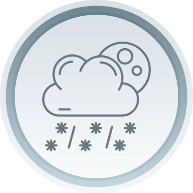 Yağmurlu simgeye sahip bulutlar modayı izole eder